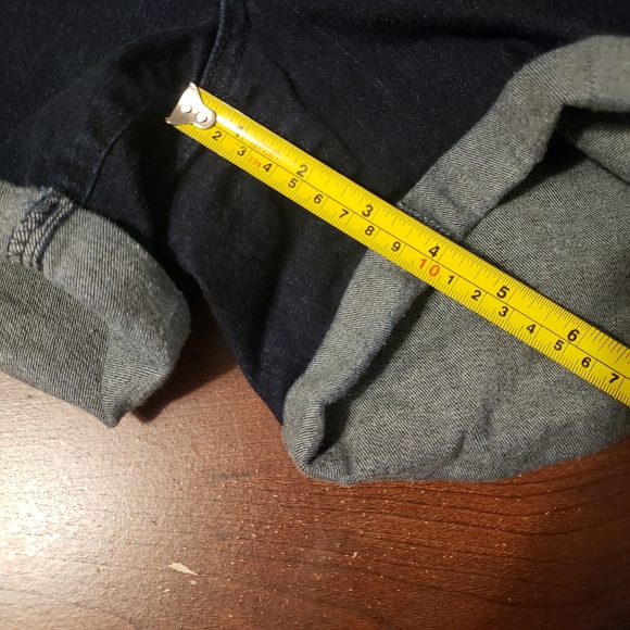 UNIVERSAL THREAD MIDRISE MIDI BLUE JEAN Shorts Size 10 - Picture 10 of 10